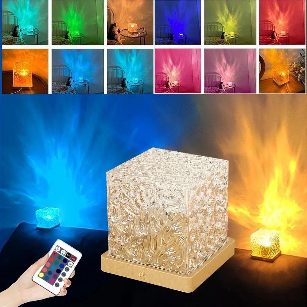 Aurora Ocean Wave Projector Night Lamp