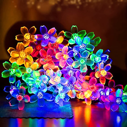 Multicolor Flower Decoration Lights, 30 & 40 LED Options